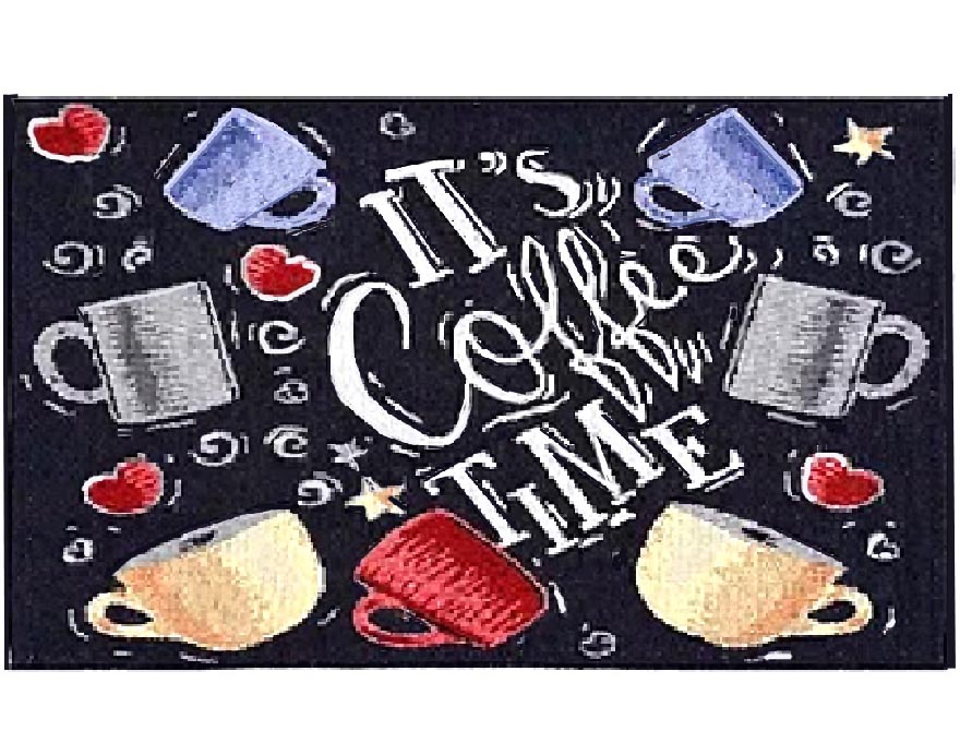 * 4 Cloth-Fabric Tapestry-Coffee Themed Placemats Coffee Time * 4 Cloth-Fabric Tapestry-Coffee Themed Placemats Coffee Time
